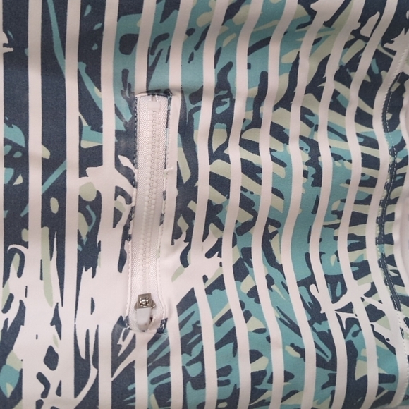 Hang Ten Long Sleeve Top Women's Size Medium Zipper Pocket At Back - Picture 4 of 10